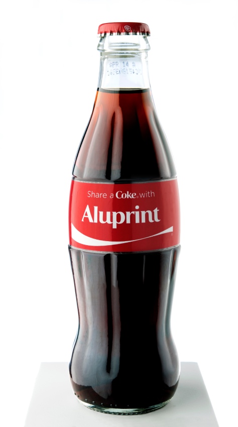 bottle label coca cola